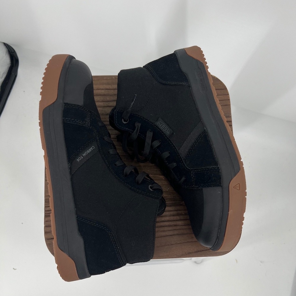 Keen Utility Kenton Mid Carbon Toe Work Boots Black Gum Mens 10.5 NWT - Picture 5 of 10